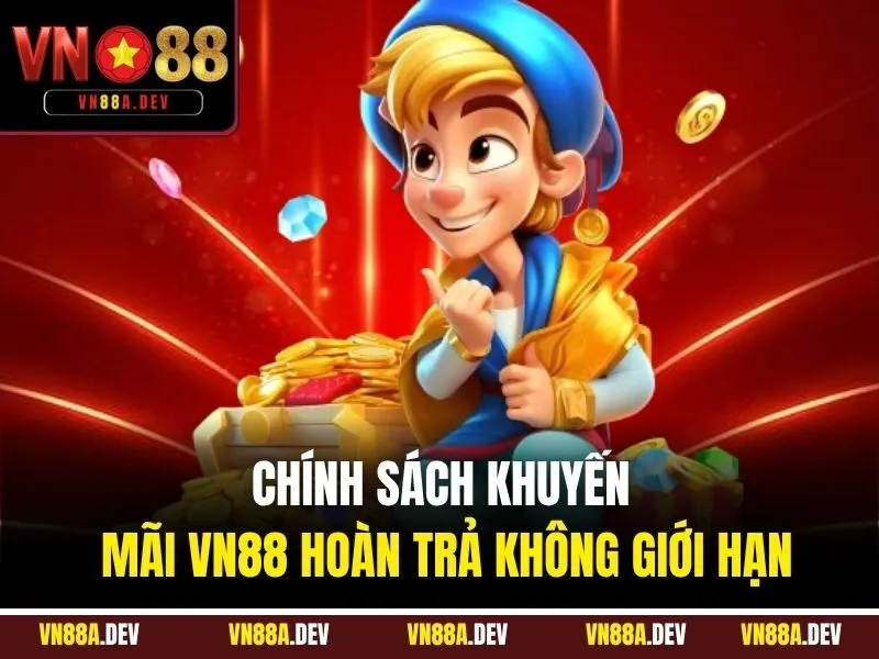 Chính sách khuyến mãi VN88 hoàn trả không giới hạn