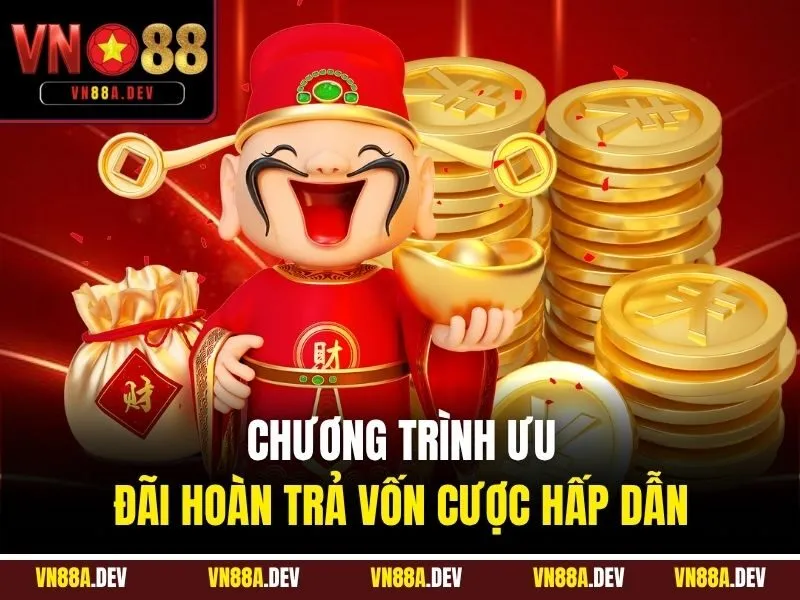 Chương trình ưu đãi hoàn trả vốn cược hấp dẫn 